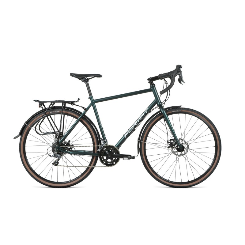Велосипед взрослый дорожный Format 5222, 28 (700С,16 скоростей, рост 540мм) темно-зеленый матовый