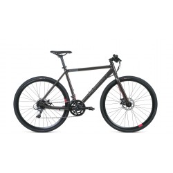 Велосипед городской взрослый Format 5342 28 (700С, 8 скоростей, рост 580 мм) черный матовый							