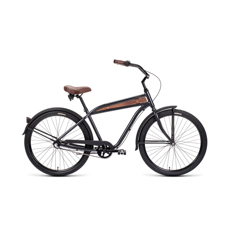 Велосипед городской взрослый Format 5512 26 (3 скорости, рост OS) чёрный