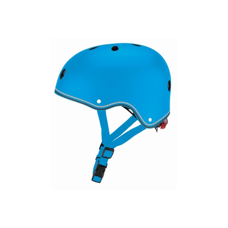 Велошлем детский Globber Primo Lights, голубой, размер XS/S, 48-53 см