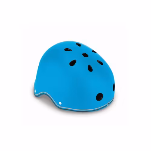 Велошлем детский Globber Primo Lights, голубой, размер XS/S, 48-53 см