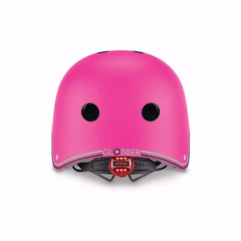 Велошлем детский Globber Primo Lights, розовый, размер XS/S, 48-53 см