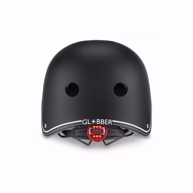 Велошлем детский Globber Primo Lights, черный, размер XS/S, 48-53 см