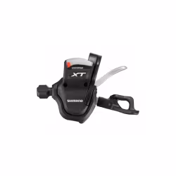 Шифтер Shimano XT M780, левый, 3 скорости,  трос+оплетка 