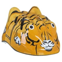 Велошлем детский STG MV7-Tiger, размер XS, 44-48 см, оранжевый
