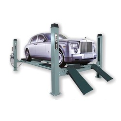 Подъемник KraftWell KRW5.5WA_blue+KRWJ7P, 4-х стоечный, 5,5т, 380V