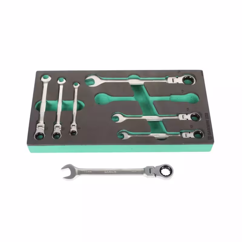 Набор ключей рожково-накидных Garwin 646165,  8-19 мм, 7 предметов