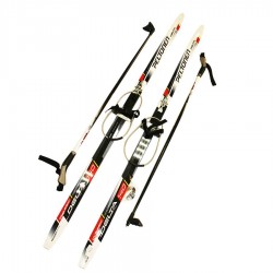 Лыжный комплект детский STC Peltonen delta black/red/white Cтеп (120)