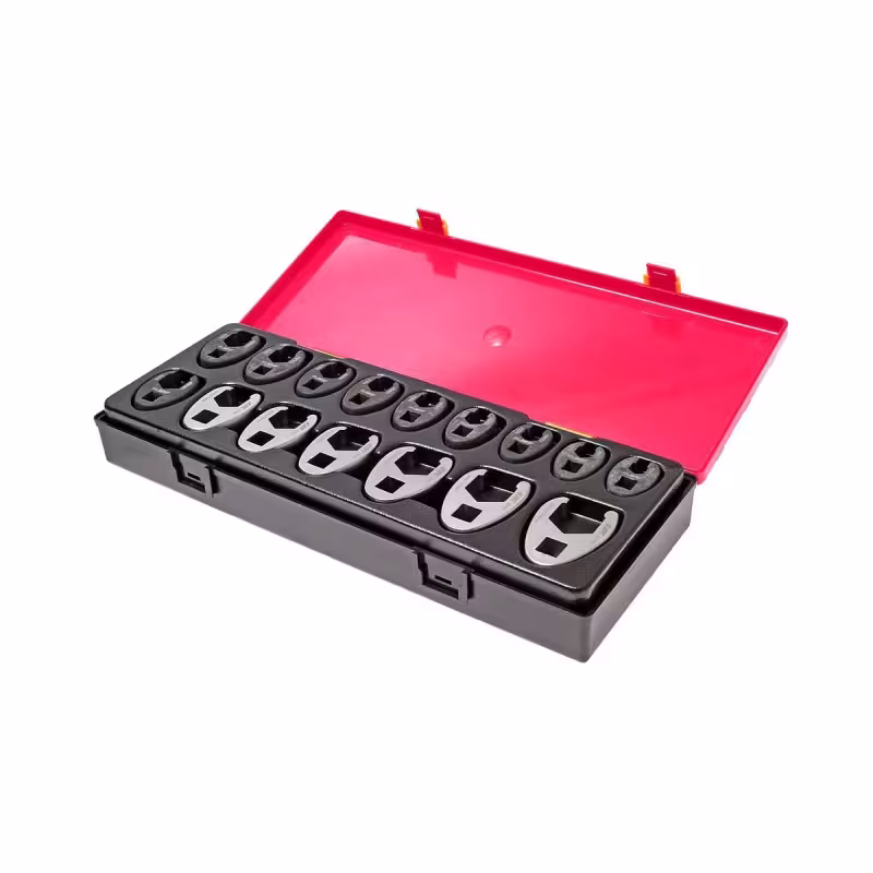 Набор ключей разрезных JTC K6161, 3/8" (10-19 мм), 1/2" (21-27 мм), 16 предметов