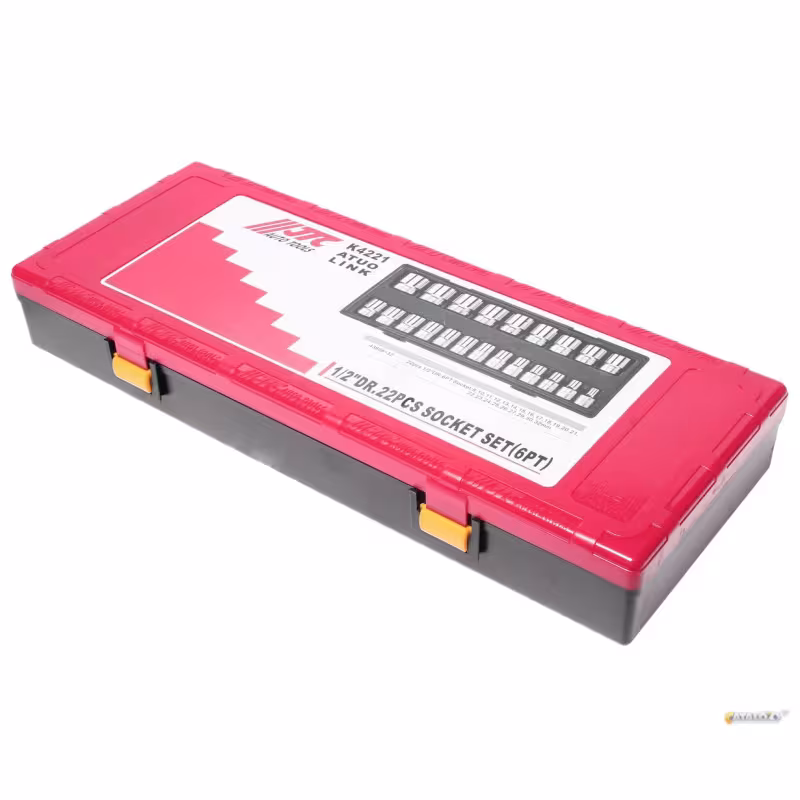 Набор ключей разрезных JTC K6161, 3/8" (10-19 мм), 1/2" (21-27 мм), 16 предметов