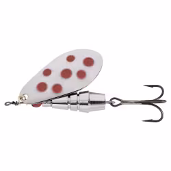 Блесна вращающаяся Kuusamo Taimen-Lippa, длина 50 мм, 18 гр, цвет S-R