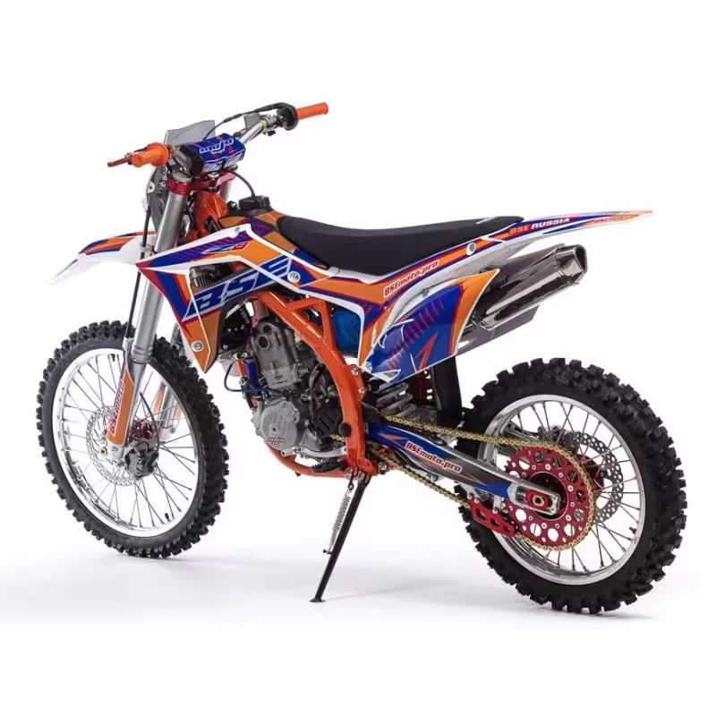 Мотоцикл кроссовый BSE Z8 1.0 Blue/Orange/Black