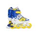 Роликовые коньки Start Up Style, размер М, синий/желтый