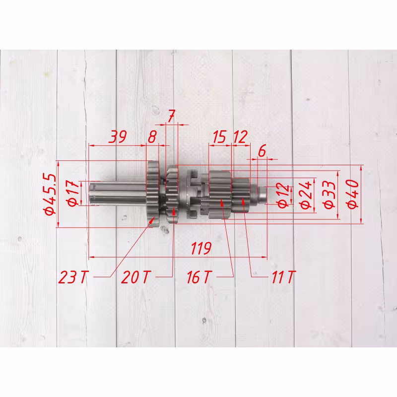 Валы КПП в сборе BSE 100203279 154FMI