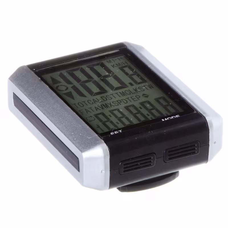 Велокомпьютер беспроводной STG JY-4012E-W, 15 функций, черный