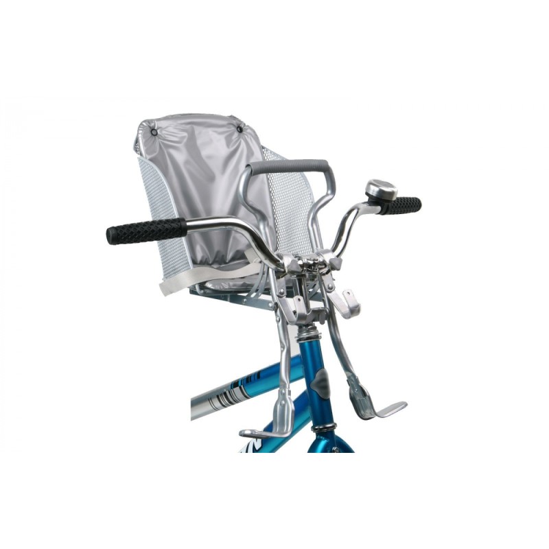 Велокресло детское на руль Sunny wheel ТВ-02, нагрузка до 10 кг, серый
