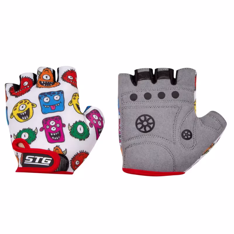 Велоперчатки детские STG AL-05-1569, размер XS, разноцветный