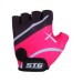 Велоперчатки STG 809, размер L, розовый/черный