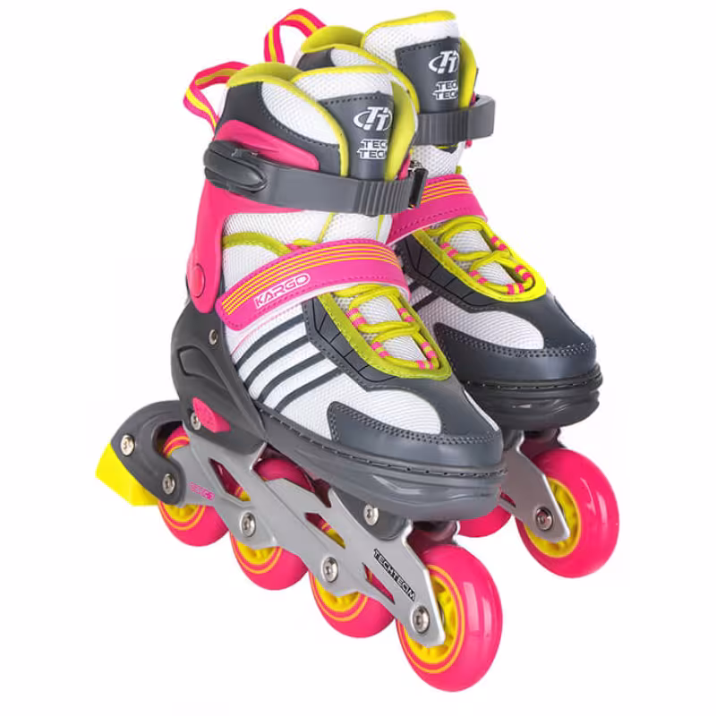 Роликовые коньки Tech Team Kargo розовый, размер L, 39-42