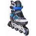 Роликовые коньки Tech Team Azart синий, размер M, 34-37