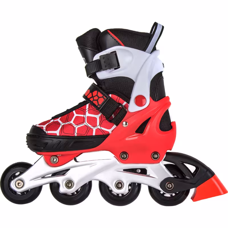 Роликовые коньки Tech Team T-Rex красный, размер XS, 29-32 