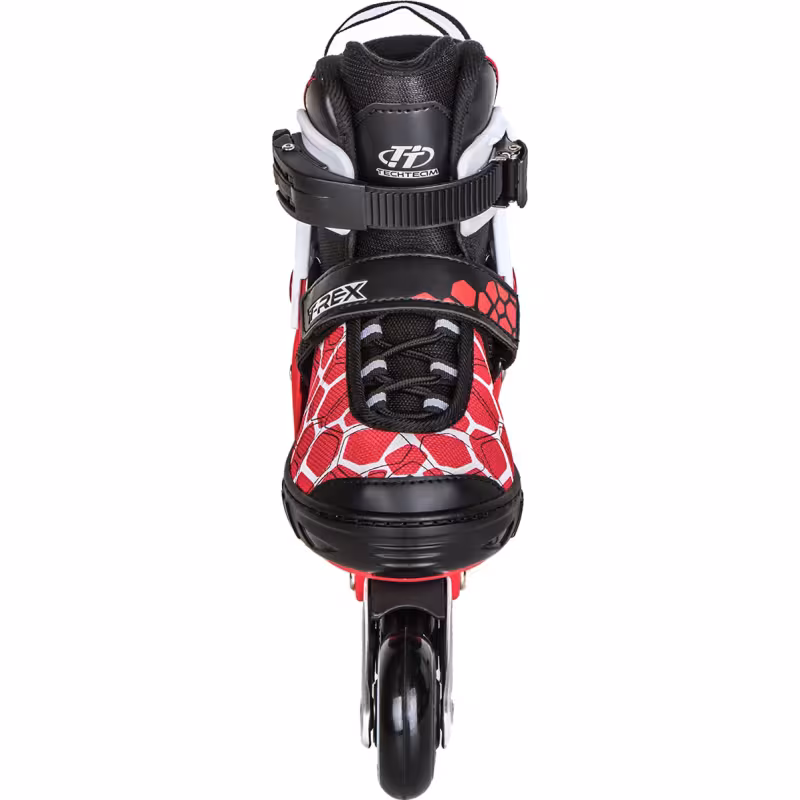 Роликовые коньки Tech Team T-Rex красный, размер M, 37-40