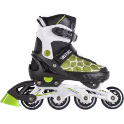 Роликовые коньки Tech Team T-Rex зеленый, размер S, 33-36