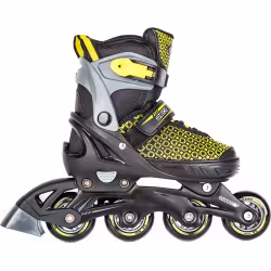 Роликовые коньки Tech Team Deco жёлтый, размер S, 33-36