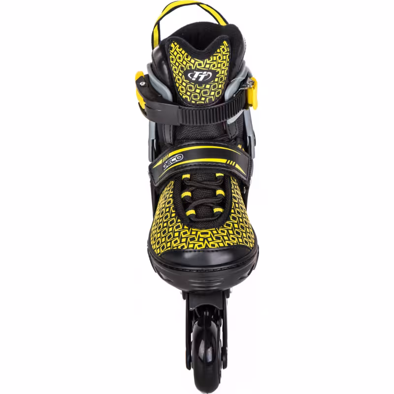 Роликовые коньки Tech Team Deco жёлтый, размер S, 33-36