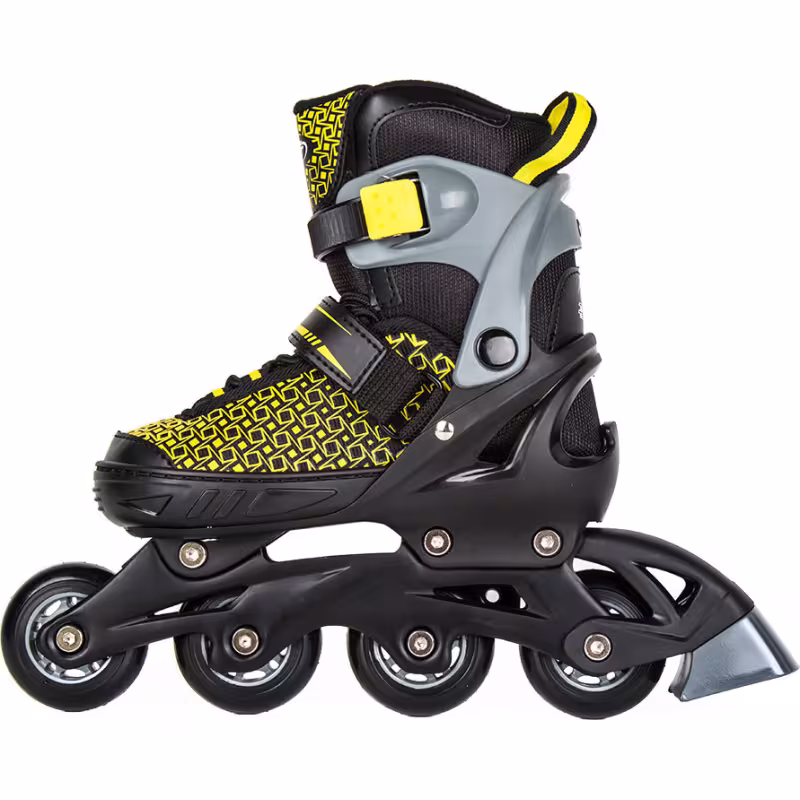 Роликовые коньки Tech Team Deco жёлтый, размер M, 37-40