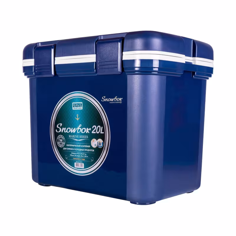 Термобокс Camping World Snowbox Marine, 20 л, синий/белый
