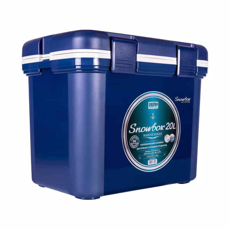 Термобокс Camping World Snowbox Marine, 20 л, синий/белый