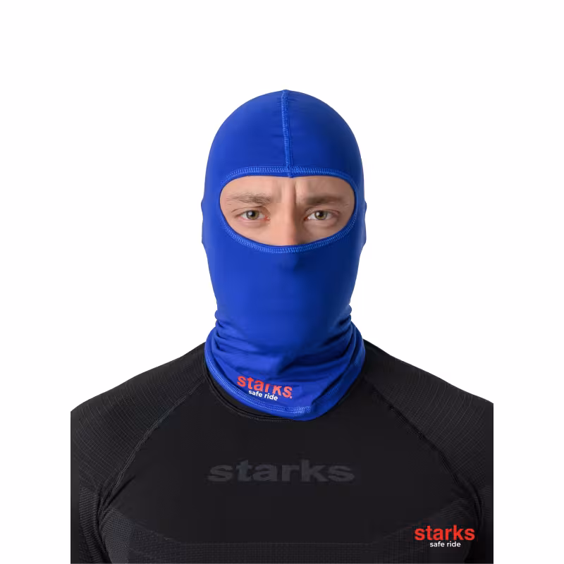 Подшлемник-балаклава Starks Light, хлопок, синий