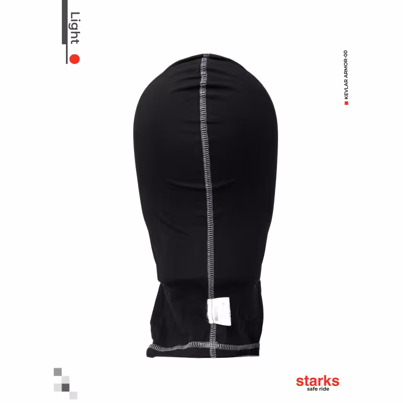 Подшлемник-балаклава Starks Light, хлопок, черный/серый