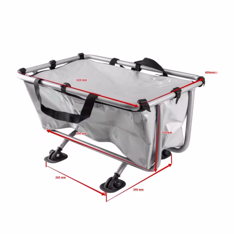 Корзина  багажная с сумкой для лодки ПВХ Патриот