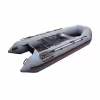 Надувная лодка ПВХ HunterBoat 320 ЛК, пайол фанерный, серый