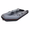 Надувная лодка ПВХ HunterBoat 290 ЛН, НДНД, серый