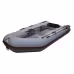 Надувная лодка ПВХ HunterBoat 290 ЛН, НДНД, серый