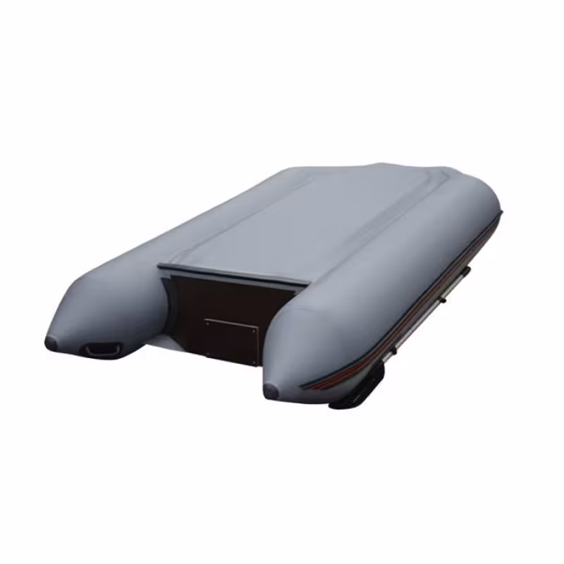 Надувная лодка ПВХ HunterBoat 290 ЛН, НДНД, серый