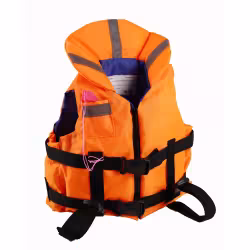 Жилет спасательный детский с подголовником Gaoksa, до 30 кг, оранжевый, ГОСТ Р58108-2019, подходит для ГИМС