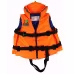 Жилет спасательный детский с подголовником Gaoksa, до 50 кг, оранжевый, ГОСТ Р58108-2019, подходит для ГИМС