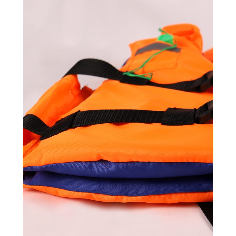 Жилет спасательный детский с подголовником Gaoksa, до 50 кг, оранжевый, ГОСТ Р58108-2019, подходит для ГИМС