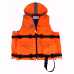 Жилет спасательный с подголовником Gaoksa, до 110 кг, оранжевый, ГОСТ Р58108-2019, подходит для ГИМС