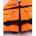 Жилет спасательный с подголовником Gaoksa, до 130 кг, оранжевый, ГОСТ Р58108-2019, подходит для ГИМС