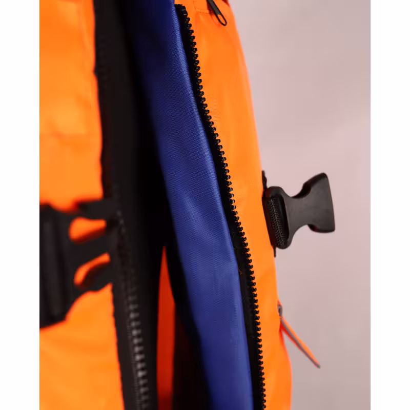 Жилет спасательный с подголовником Gaoksa, до 130 кг, оранжевый, ГОСТ Р58108-2019, подходит для ГИМС