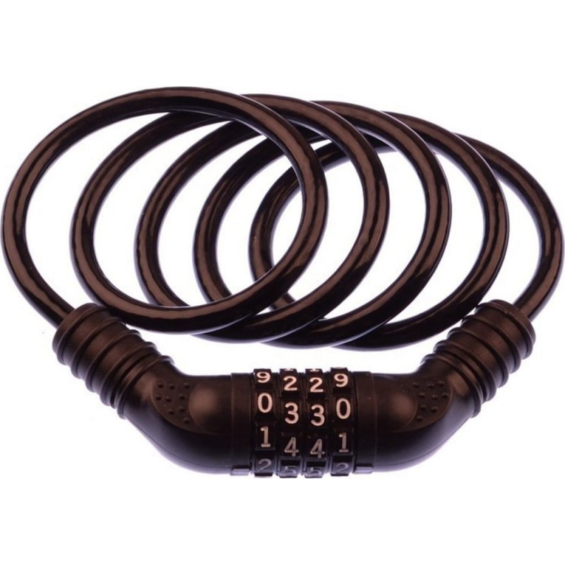 Замок противоугонный Golden Key GК102.705А, 10/1800 мм, черный HQ-0004225