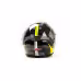 Мотошлем Hizer  J5318, черный/желтый, размер XL