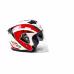 Мотошлем Hizer  J222,  белый/красный, размер M