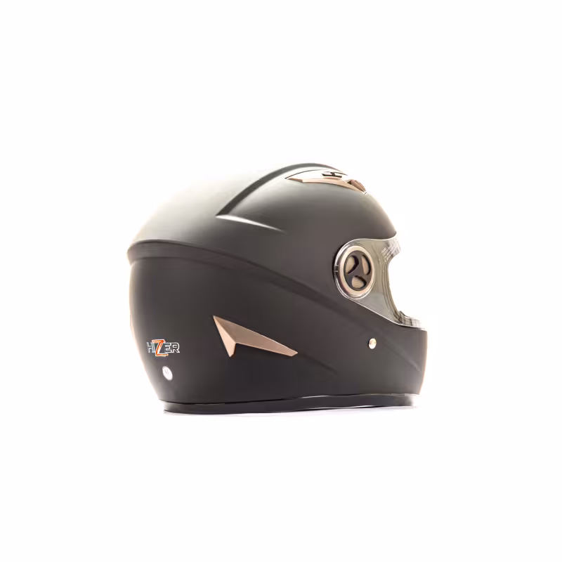 Мотошлем Hizer  527, черный, размер L