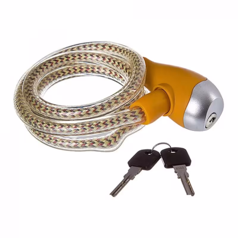 Замок противоугонный STG TY560-1 Х87803, 10х1000 мм